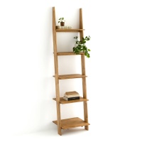 Этажерка-лестница Настенная из дуба Domeno единый размер каштановый LA REDOUTE INTERIEURS  фото, kupilegko.ru